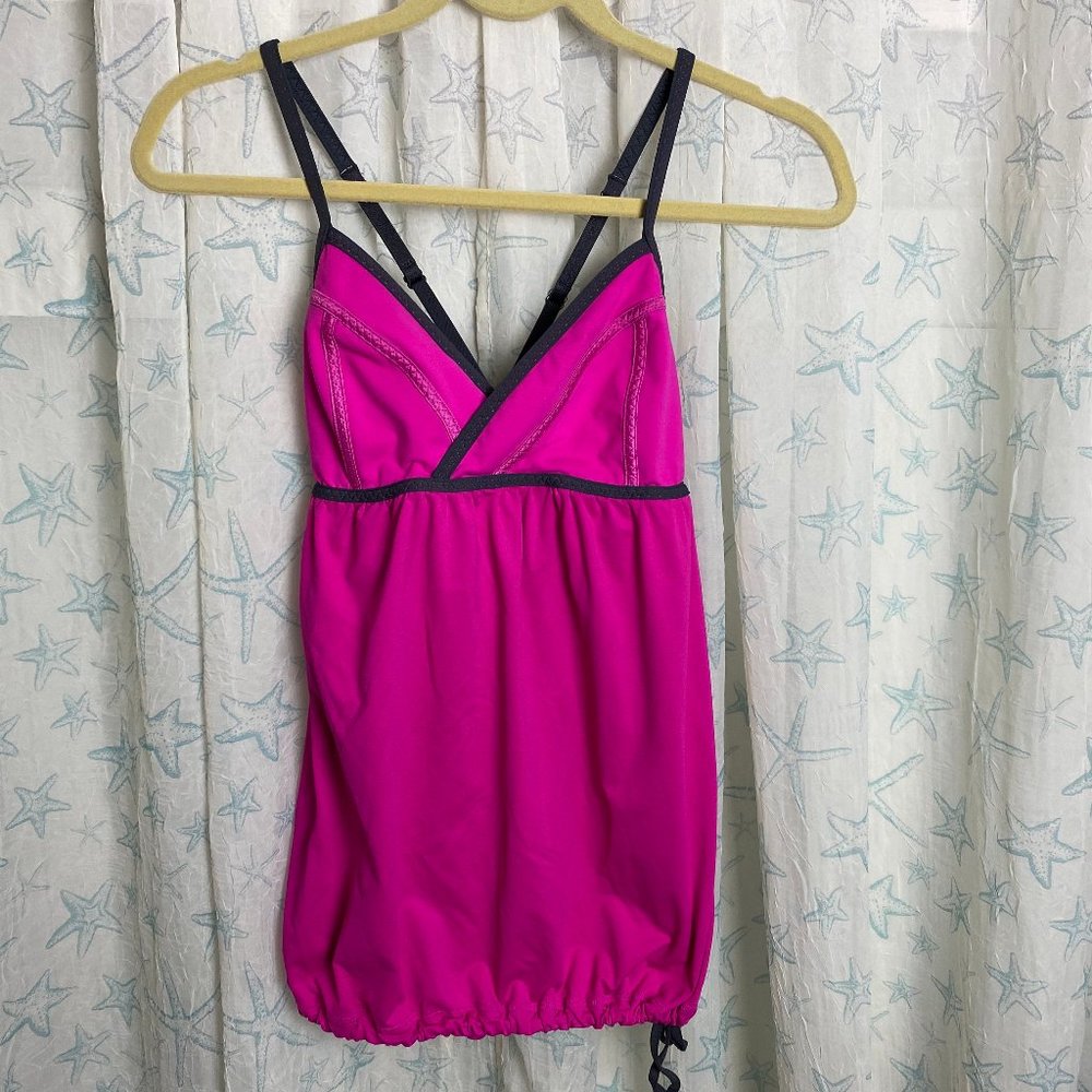 Lululemon  Pink Tank Top REHEARSAL Drawstring